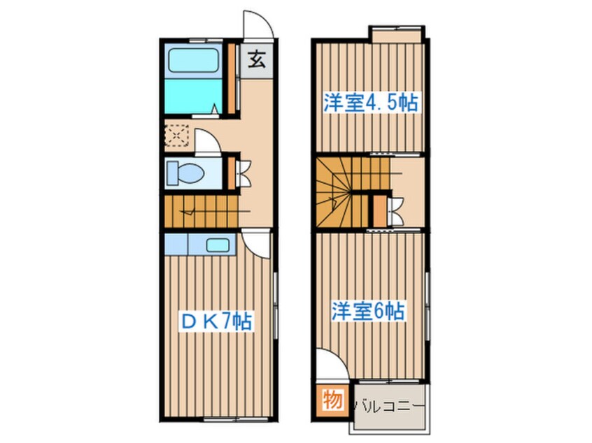 間取図 メゾンカワサキ