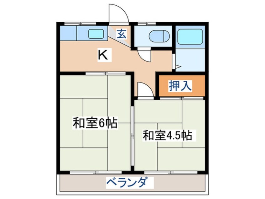 間取図 さとうアパ－ト