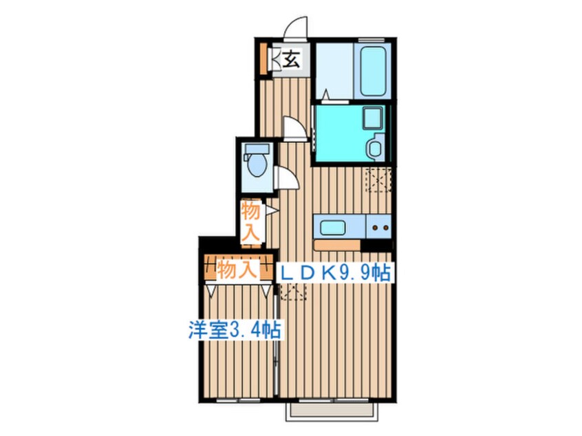 間取図 シャルム長町南Ａ