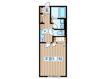 間取図 シャルム長町南Ｂ