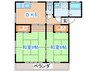 コーポカノエ 2DKの間取り