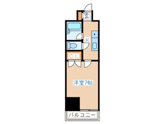 間取図 ロイヤルヒルズ長町(505)