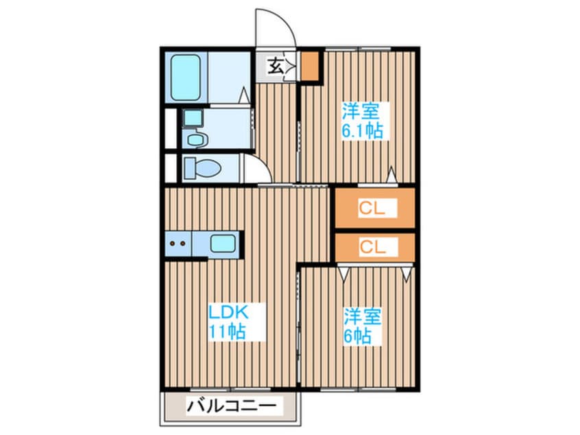 間取図 フリーフィールド