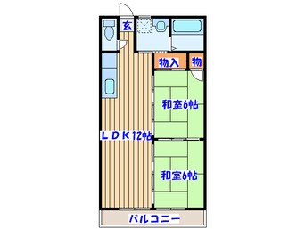 間取図 メルシーハイツ飯田　Ａ棟