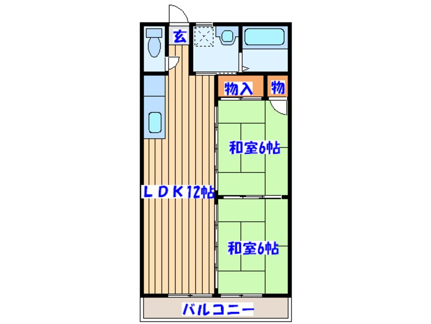 間取図 メルシーハイツ飯田　Ａ棟