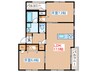 THE ROOM 2LDKの間取り