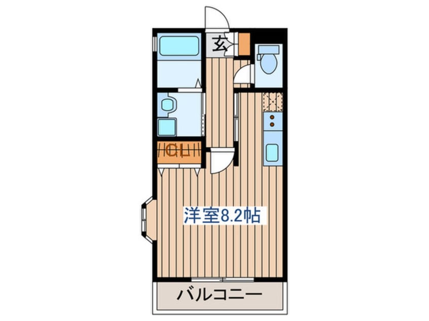 間取図 コンフォ－トソア－ヴェ