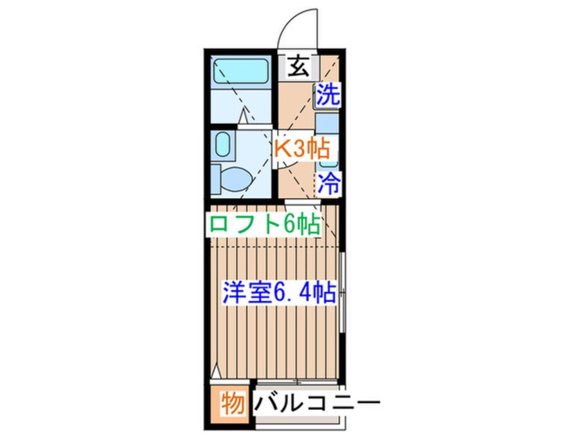 間取図 ヴァンベール宮町