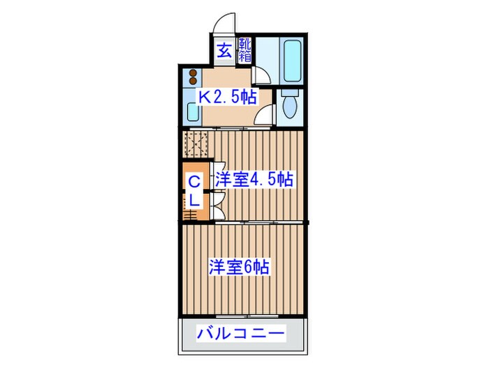 間取り図 イ－グルハイツ高松　１