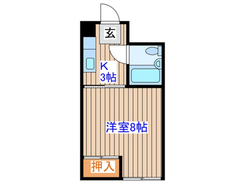 間取図 グリ－ン・フィ－ルド・ハウス