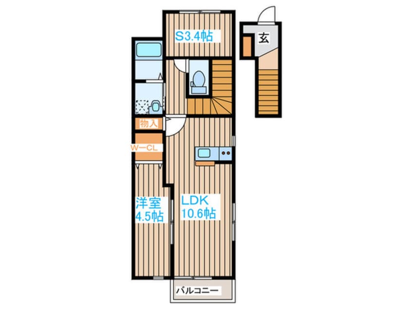 間取図 ハッピーヒル