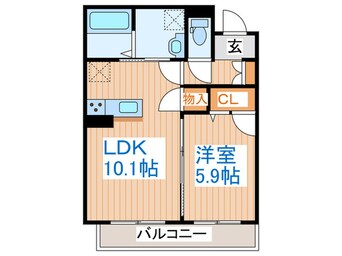 間取図 ソ－ナ・ベルデ田子