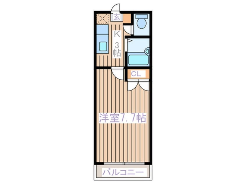 間取図 タウンズ元町Ⅰ