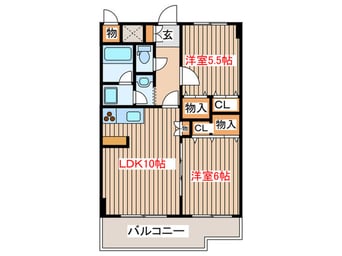 間取図 エクセルフラッツ