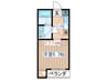 ｉ－ＳＴＡＴＥ泉 1Kの間取り