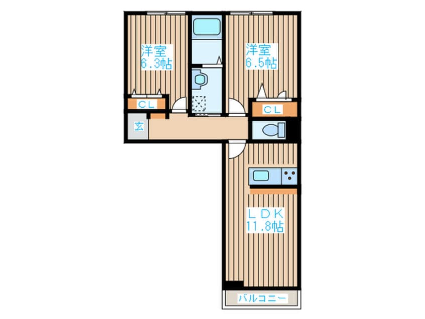 間取図 Cent-Livie
