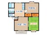 スト－クハイツ 3DKの間取り