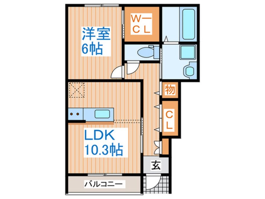 間取図 メゾンクリフⅡ