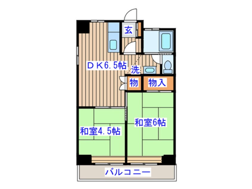 間取図 亀兵ビル