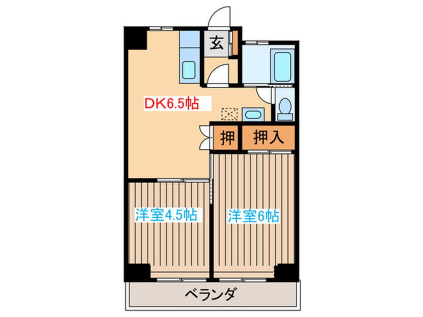 間取図 亀兵ビル