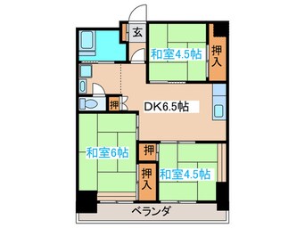 間取図 亀兵ビル