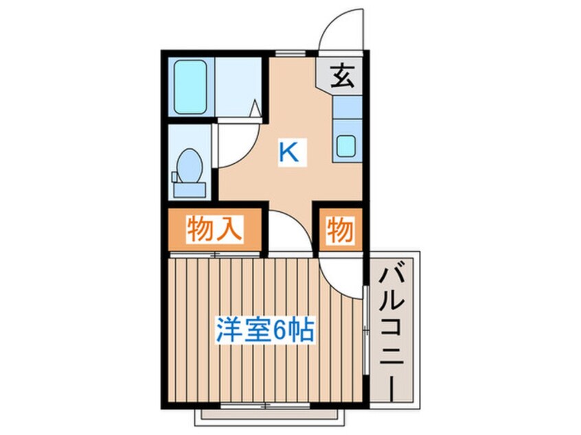 間取図 ハウス　ｲﾚﾌﾞﾝ