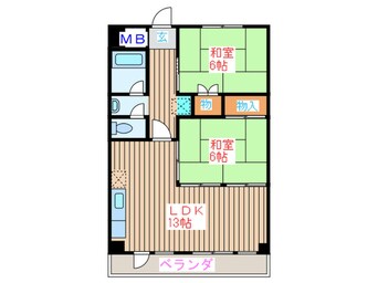 間取図 沼田ハイツ