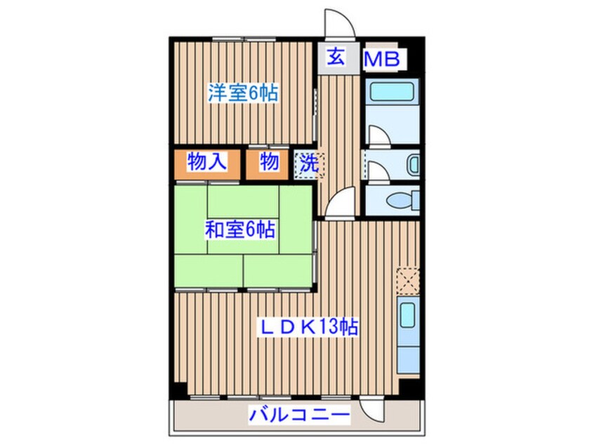 間取図 沼田ハイツ