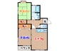 小鶴弐番館 2DKの間取り