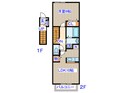 クレメントＢの間取図