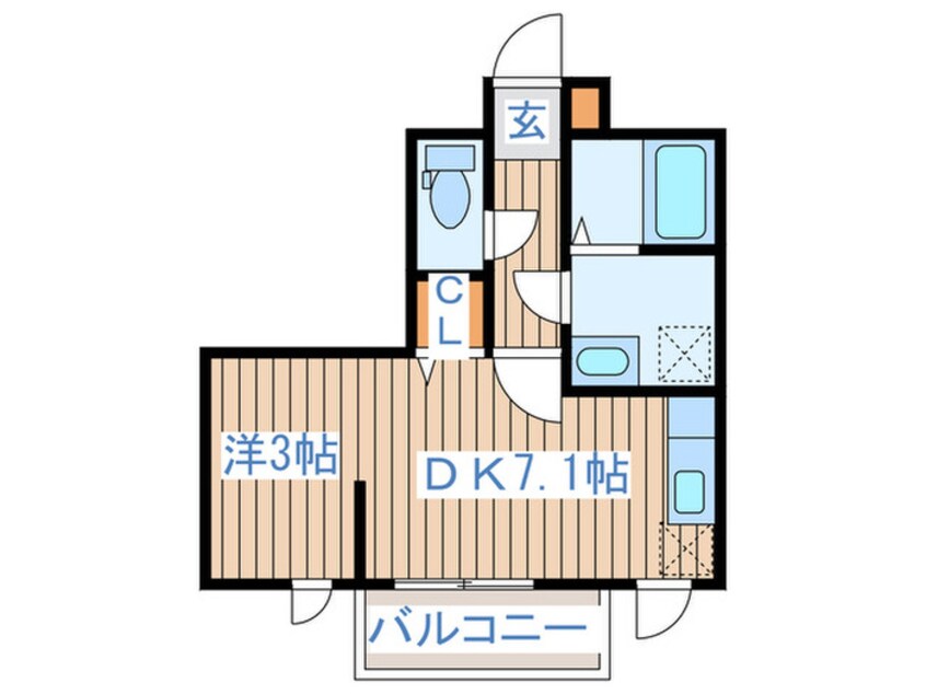 間取図 メリディアンなないろの里弐番館