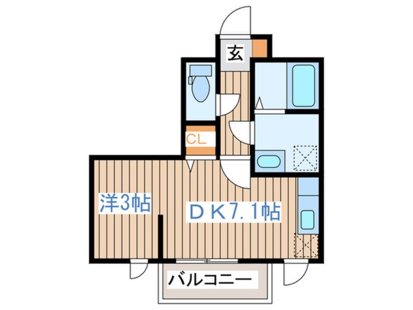 間取図 メリディアンなないろの里弐番館