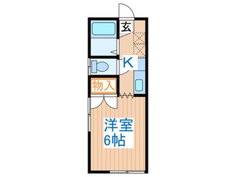 間取図 グリ－ンコ－ポ