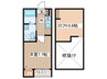 ミニステラ 1Kの間取り
