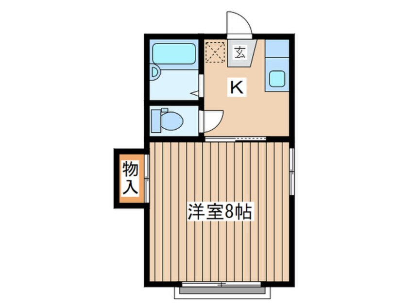 間取図 パルゾーン１