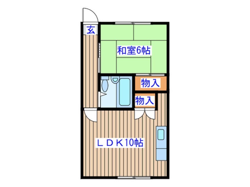 間取図 ファミ－ル清水沼