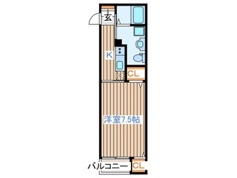 間取図 BAUウエスト