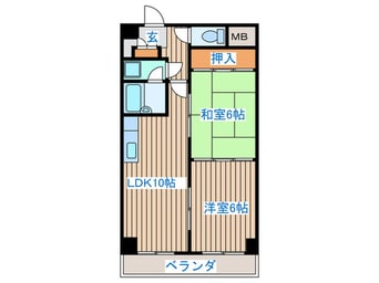 間取図 木町通ＴＫビル