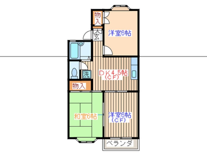 間取図 ファ－ストフラッツ