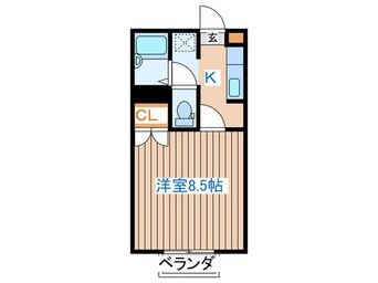 間取図 ディアコート宮城野