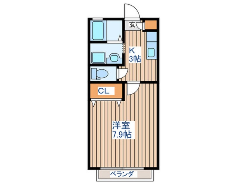 間取図 カーサ原町