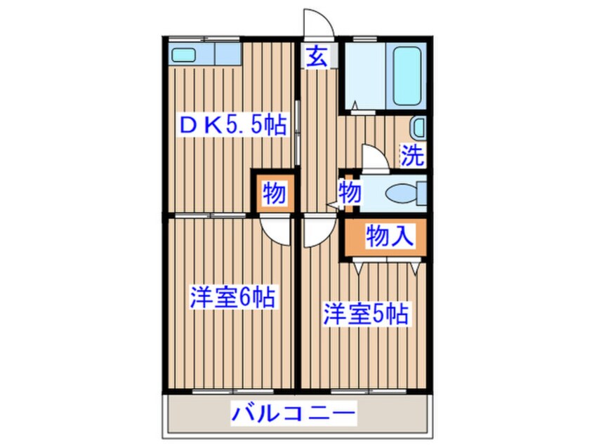 間取図 プラザイトウ　Ｄ棟