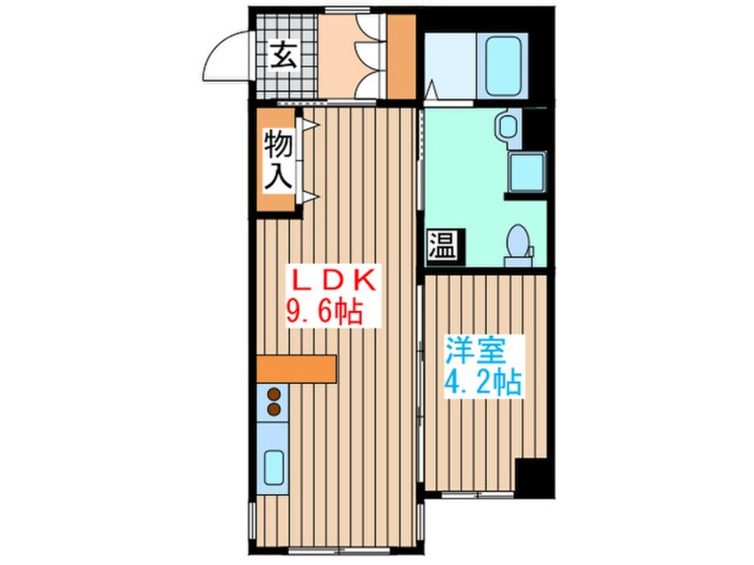 間取図 副都心ビル百番館木町通り
