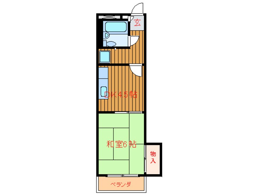 間取図 ｺｰﾎﾟ愛知