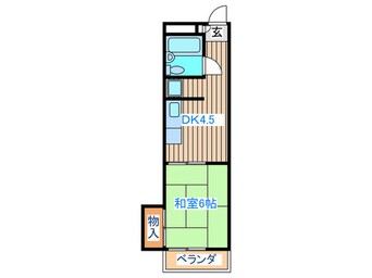 間取図 ｺｰﾎﾟ愛知