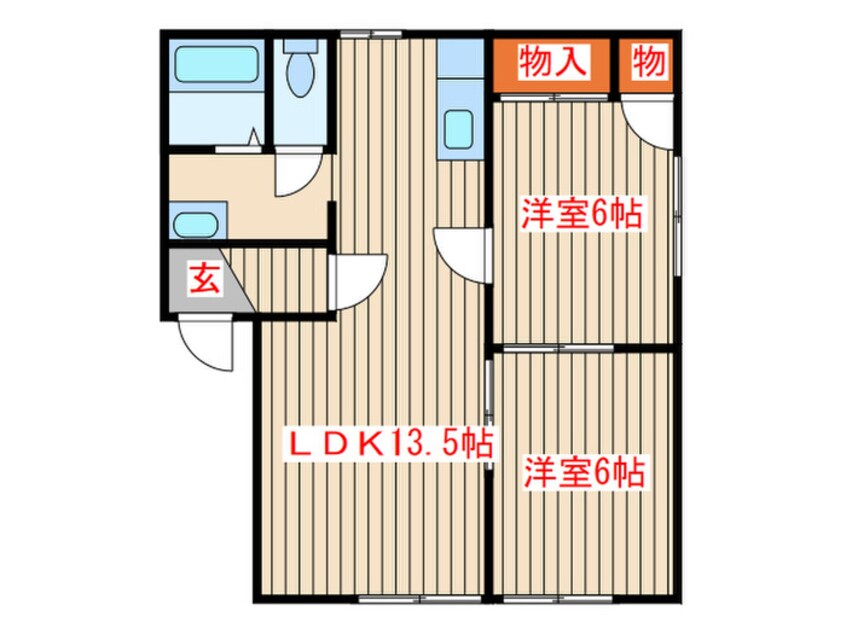 間取図 ガ－デンビレッジＡ