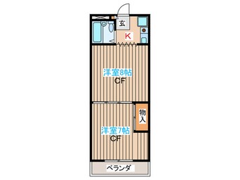 間取図 レジデンス花京院