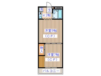 間取図 レジデンス花京院