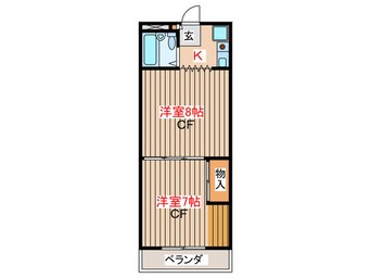 間取図 レジデンス花京院