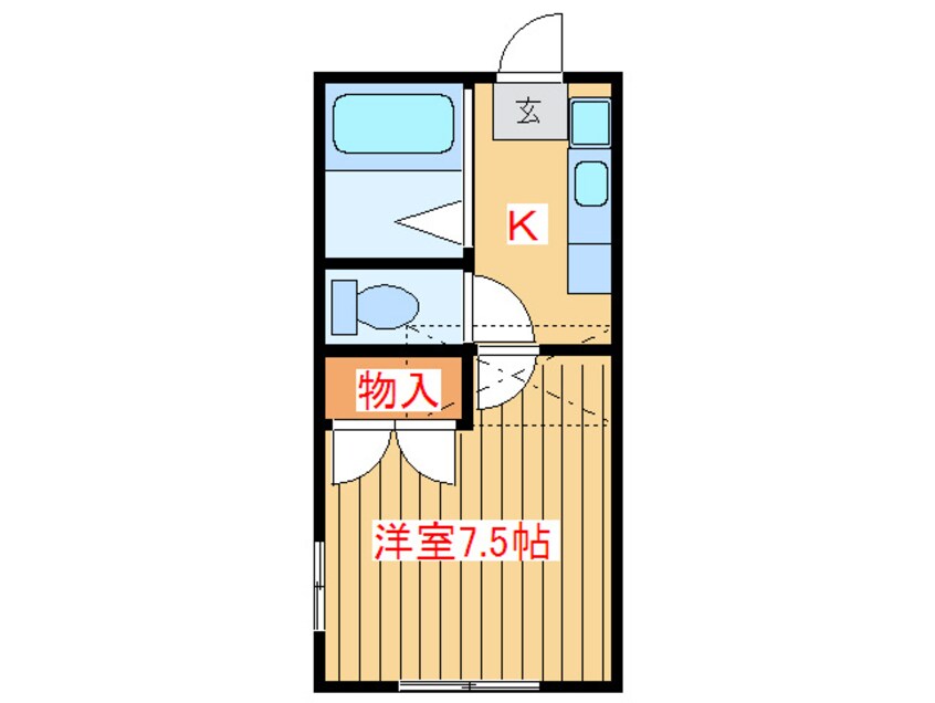 間取図 サフラノ－ン